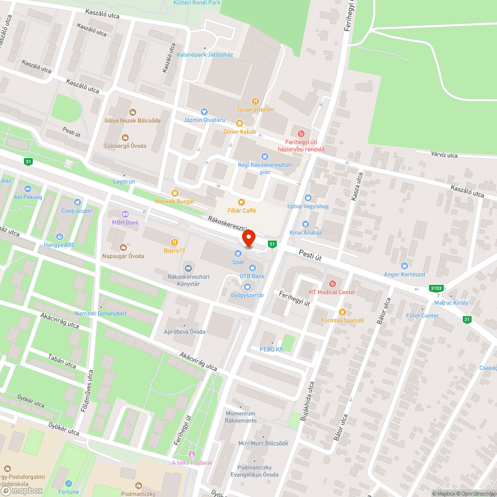 Kockakő kupac bejelentés helye