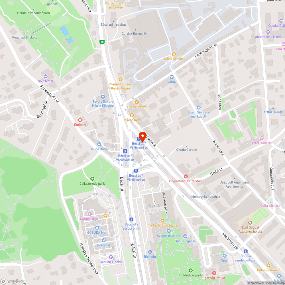 Veszélyes kapaszkodó (MFW-516) bejelentés helye