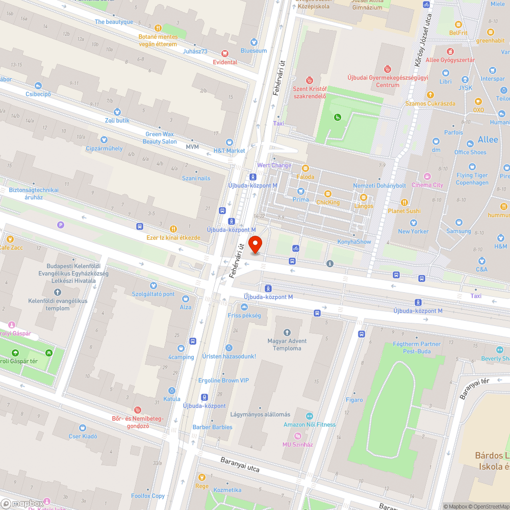 Jókora kátyú az Október huszonharmadika utcában bejelentés helye