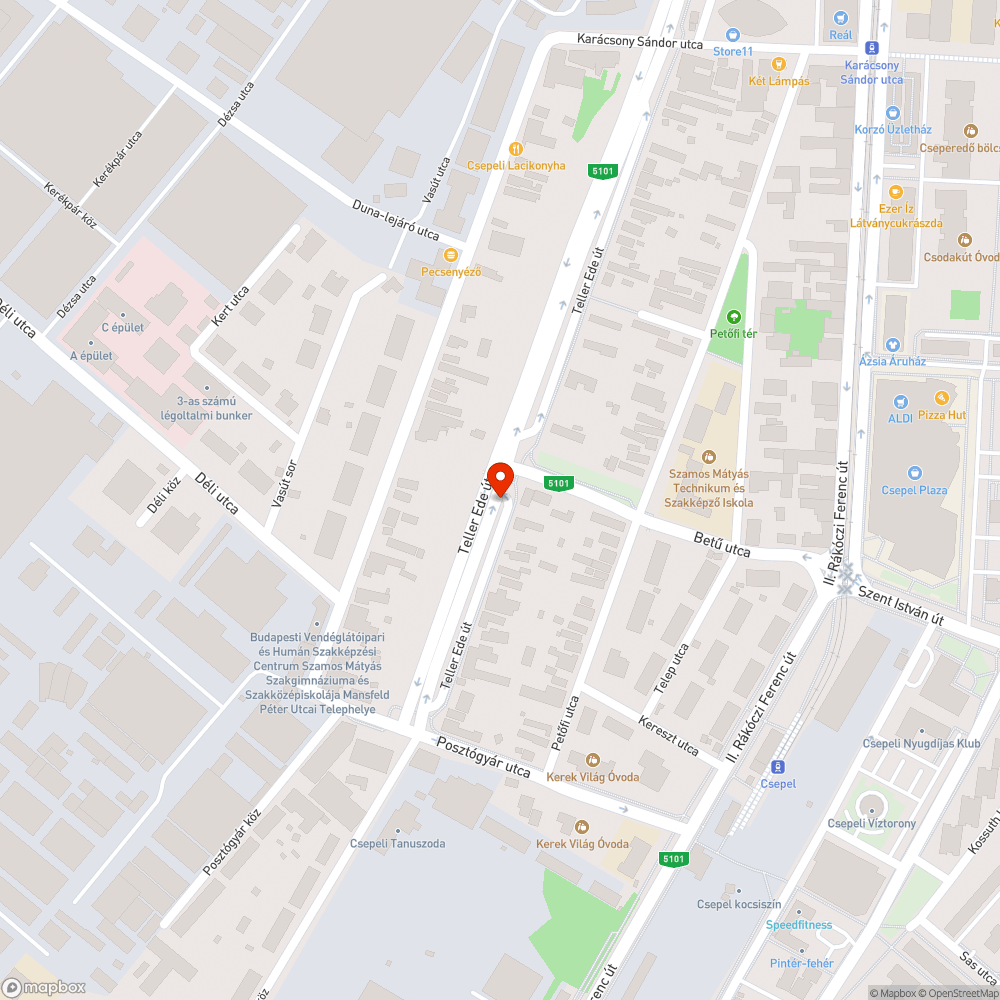 Illegális szemétlerakás 2. bejelentés helye