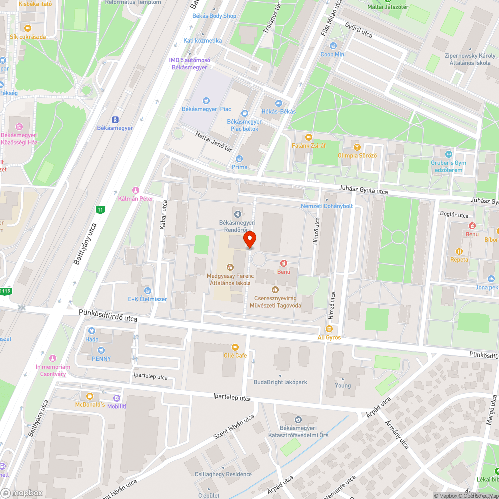 Hiányzó pollerek bejelentés helye