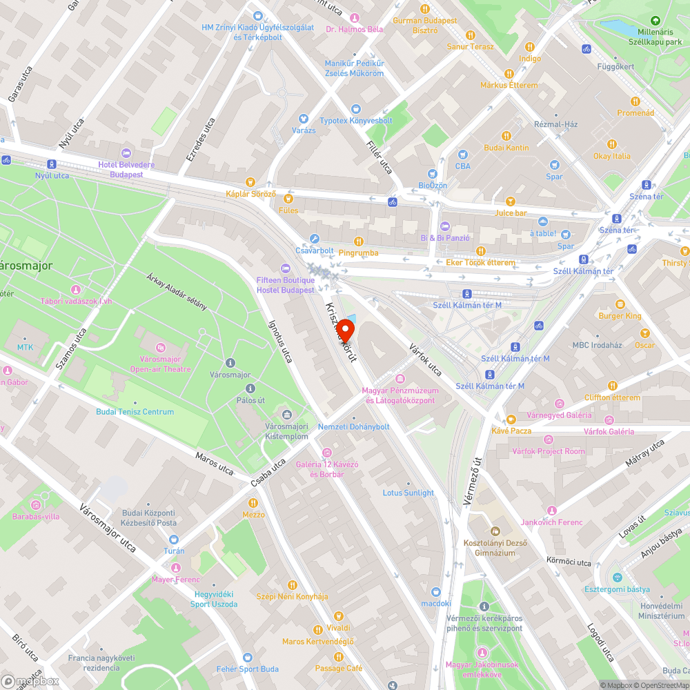 Krisztina körúti biciklis jelzések bejelentés helye