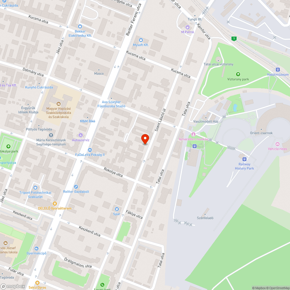 Ott hagyott Posta autó bejelentés helye