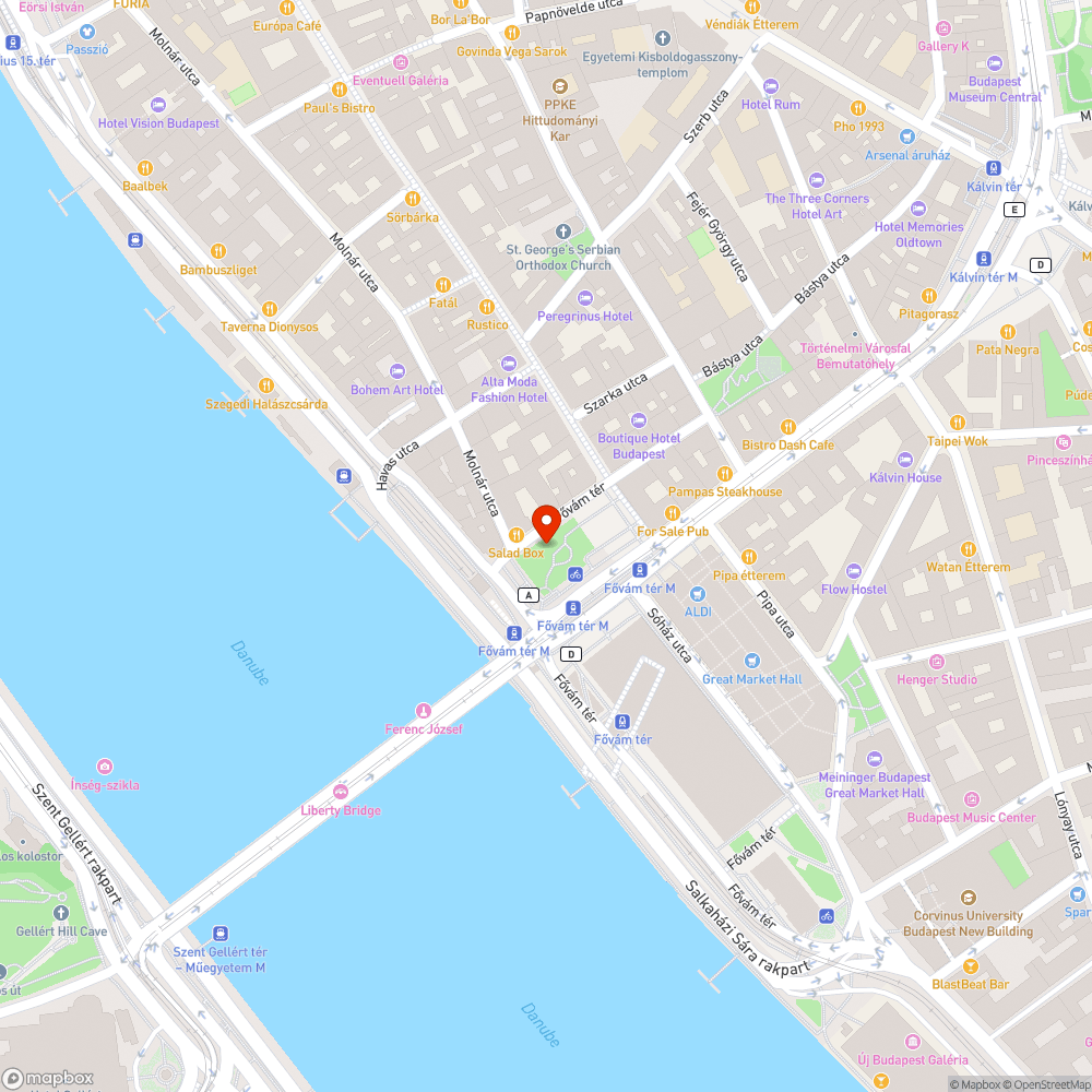 Graffiti a Fővám téri parkban bejelentés helye