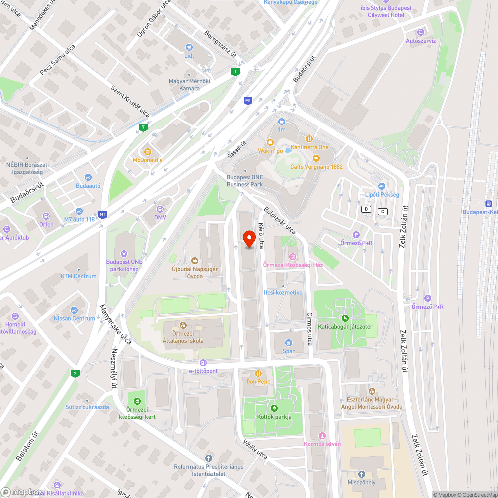 Zsírosbödön a fához láncolva a Kérő utcában bejelentés helye