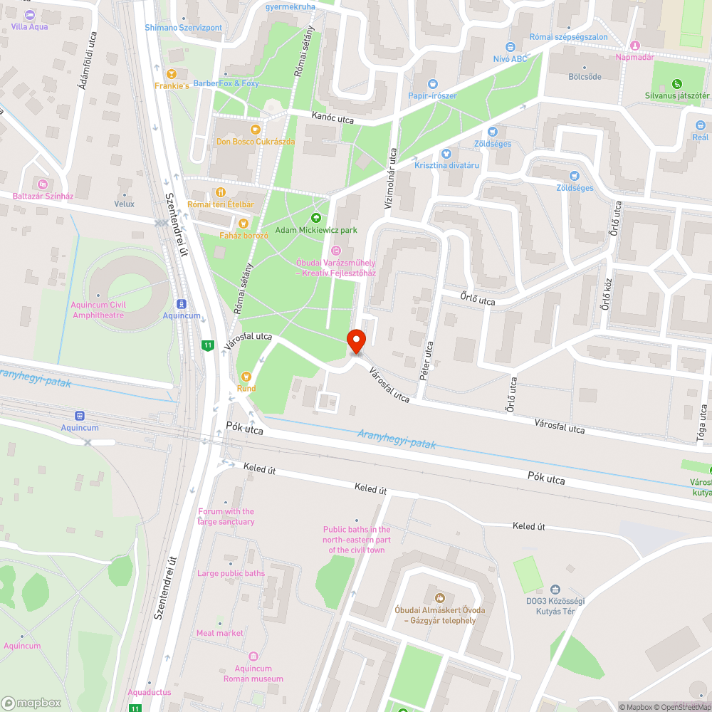 növekvő kátyú bejelentés helye