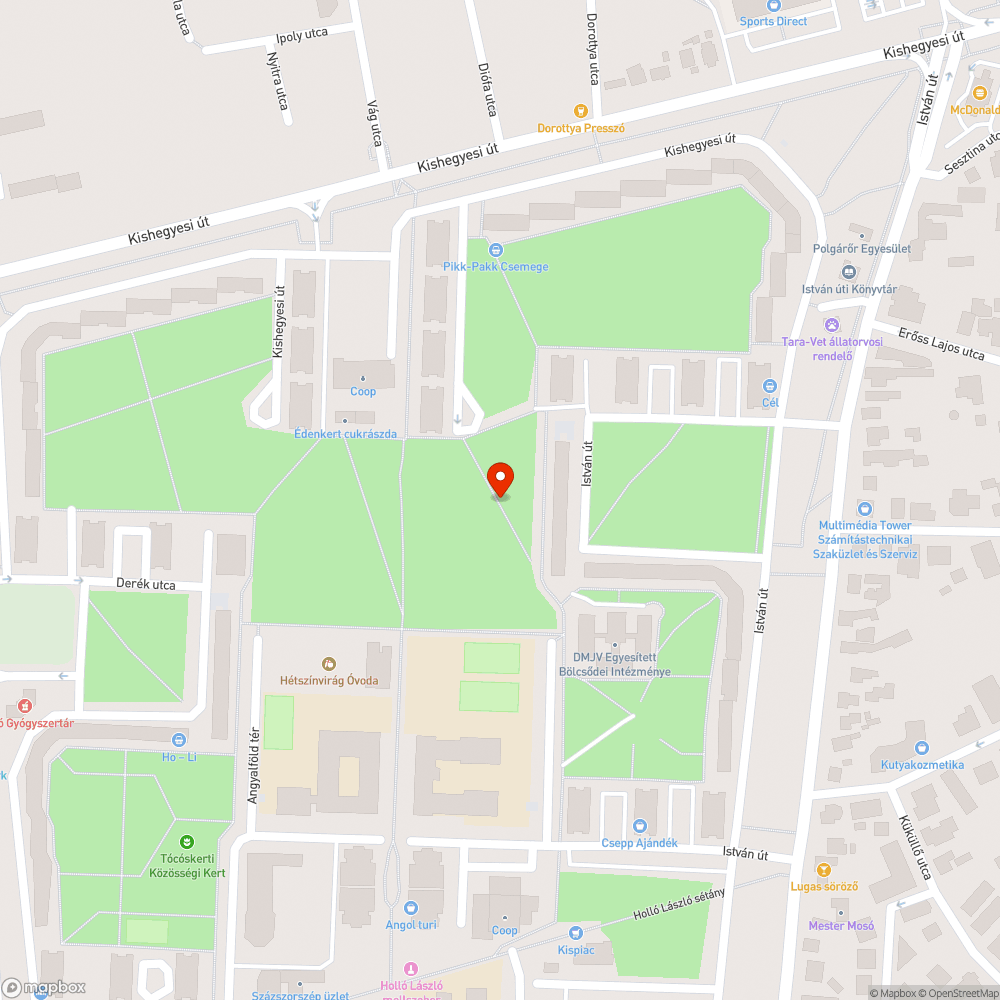 Hiányos padok bejelentés helye