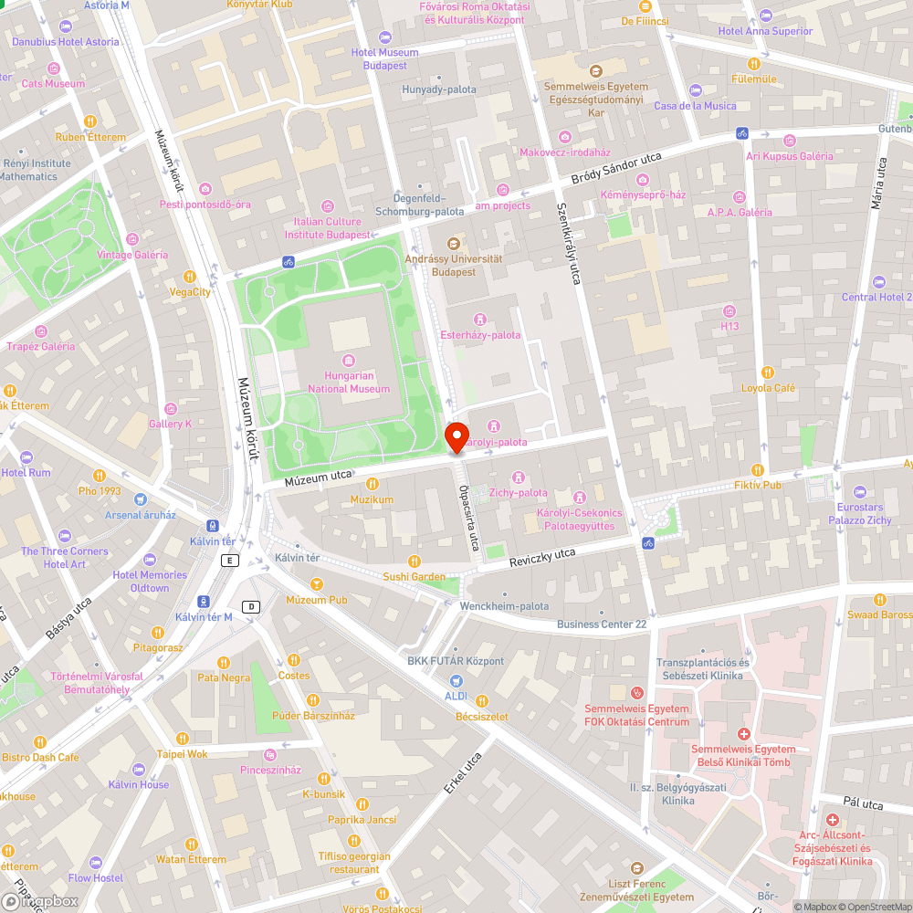 Szemét az utcán bejelentés helye