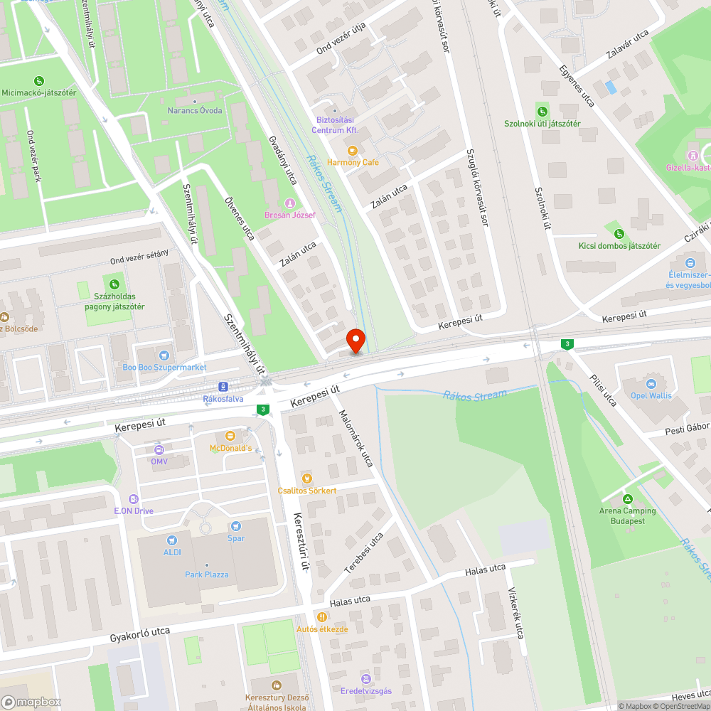 Növényzet ránőtt az útra bejelentés helye