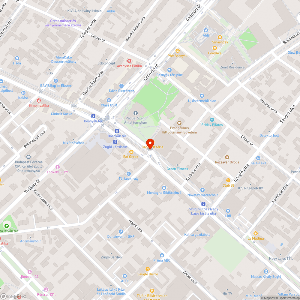 Gyalogosátkelő környéke szemetes bejelentés helye