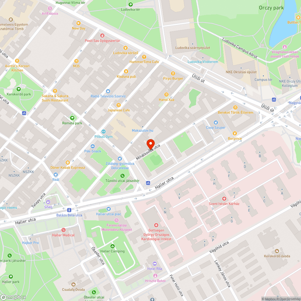 Sötét járda bejelentés helye