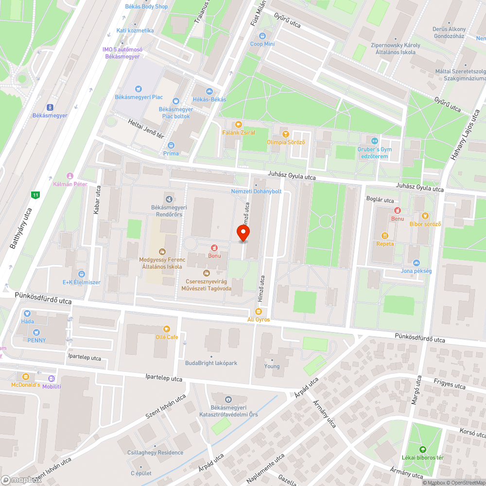 Hiányzó pollerek bejelentés helye