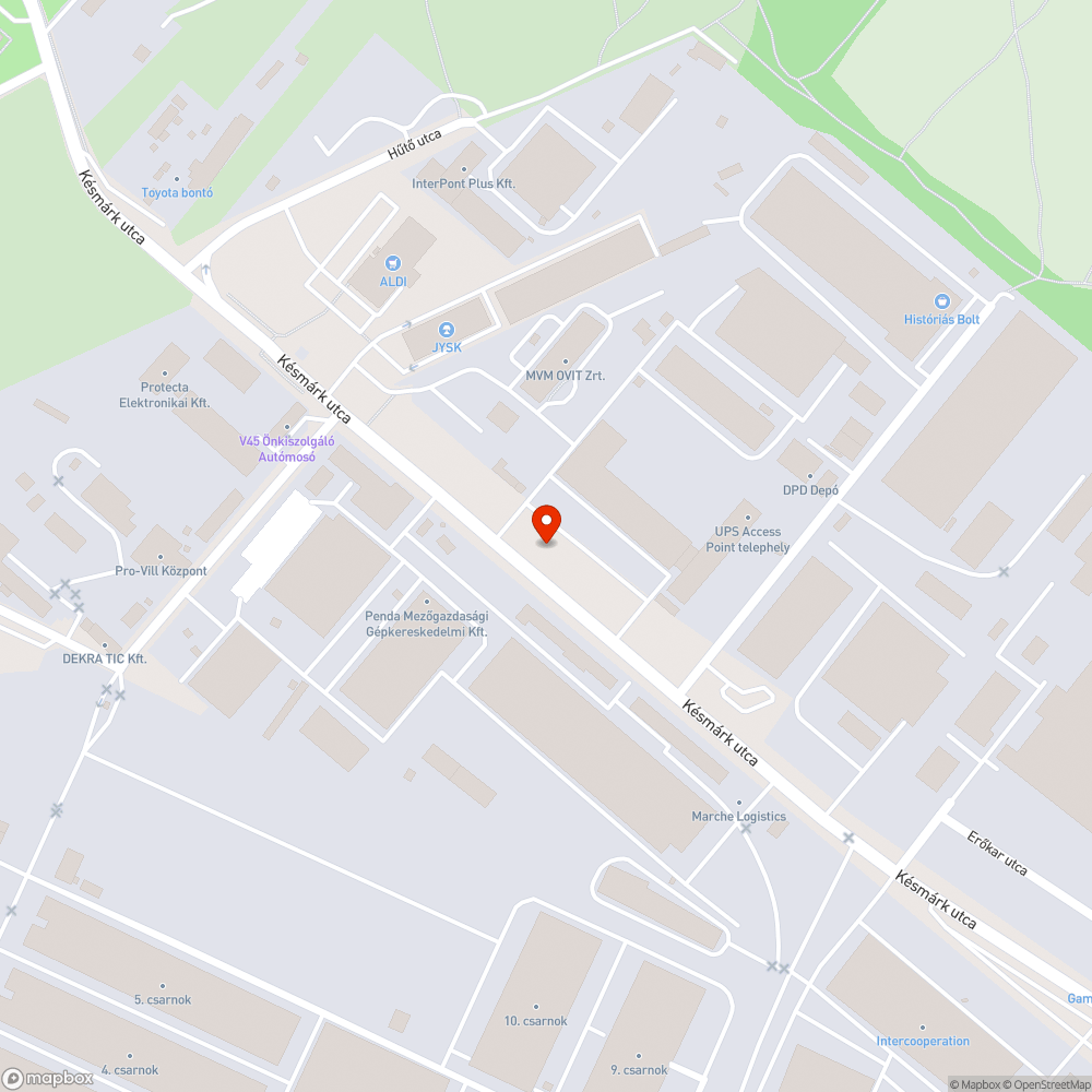 Elhagyottnak tűnő autó bejelentés helye