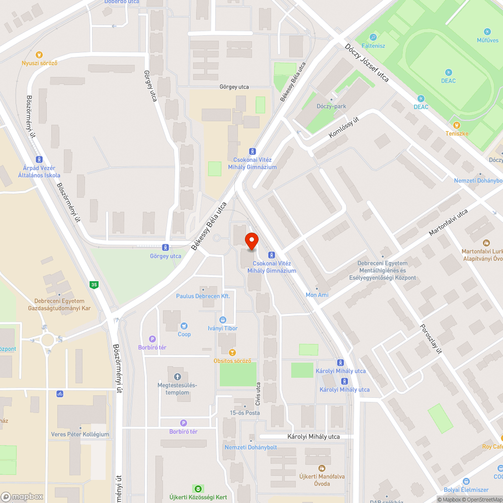 Sérült lépcső bejelentés helye