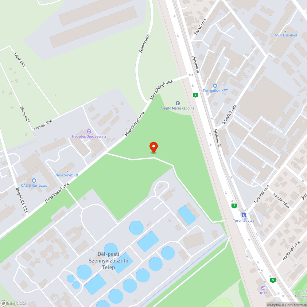 Illegális hulladék erdőben bejelentés helye