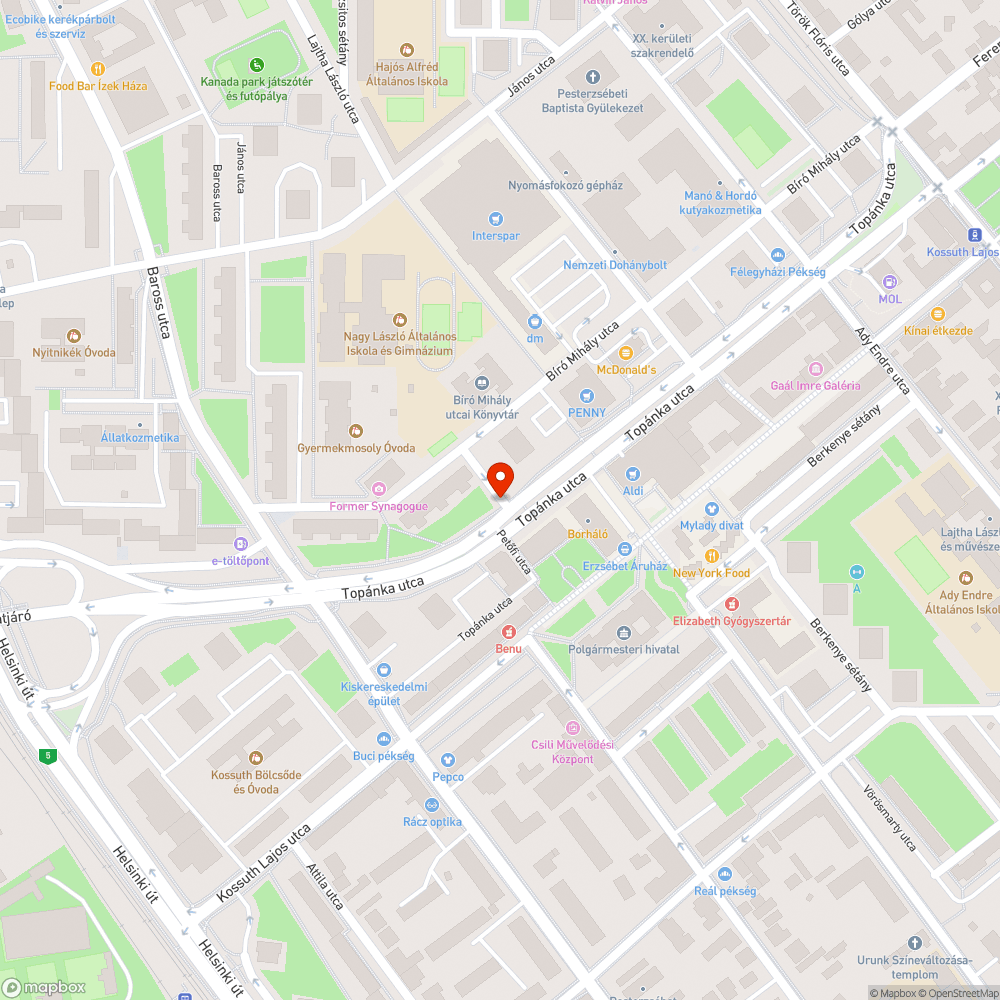 Hiányzó kerékpár-közlekedésre utaló jelzés bejelentés helye