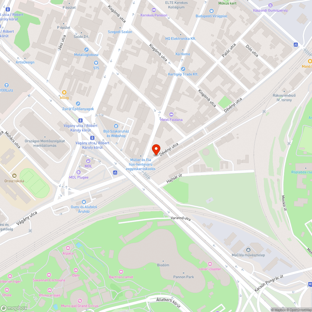 Kidöntött tábla bejelentés helye