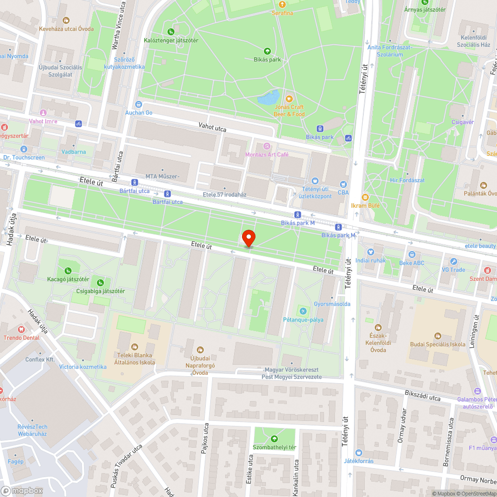 Kátyú foltozás bejelentés helye