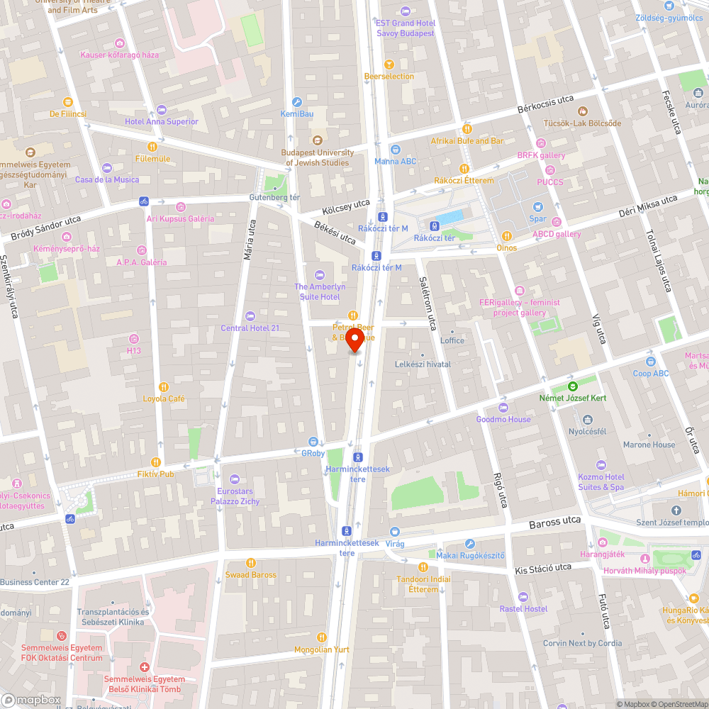 Nagykörúti parkolás bejelentés helye