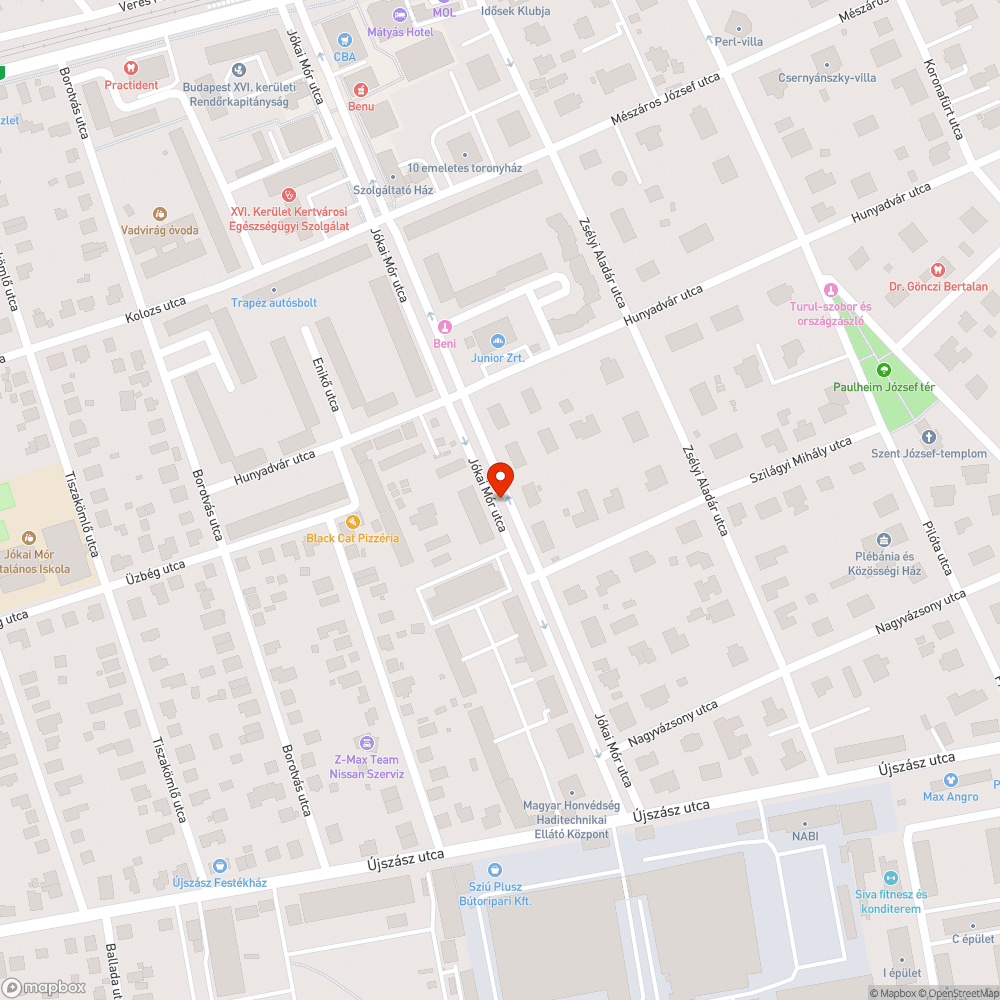 Sérült zár bejelentés helye