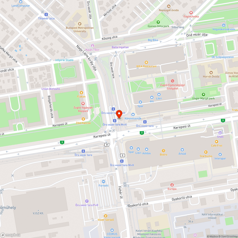 Takarítatlan járművek bejelentés helye