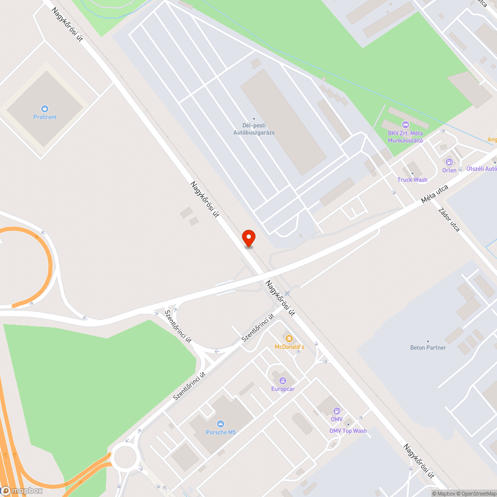 Buszmegalló takarítás bejelentés helye