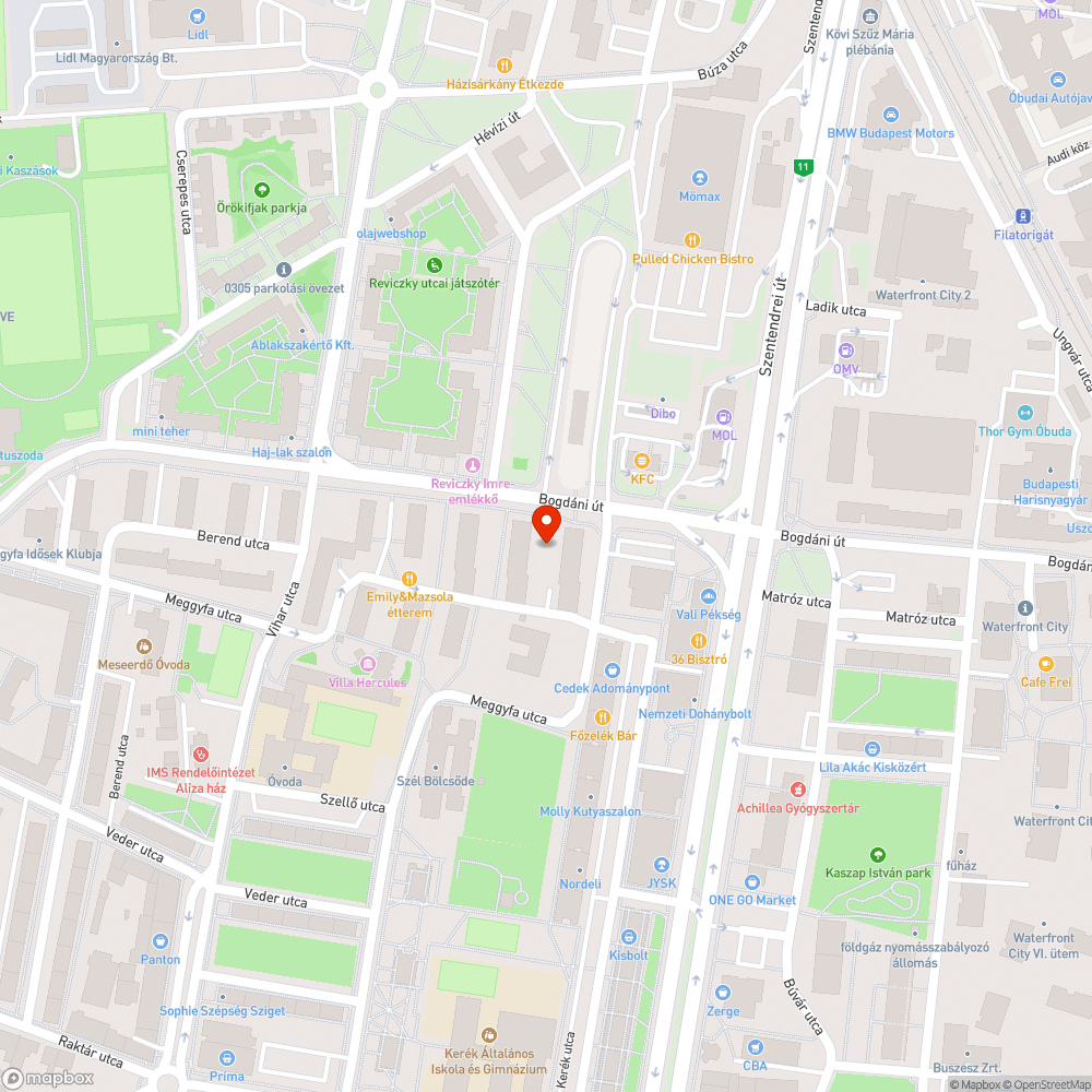 Szemetelés bejelentés helye