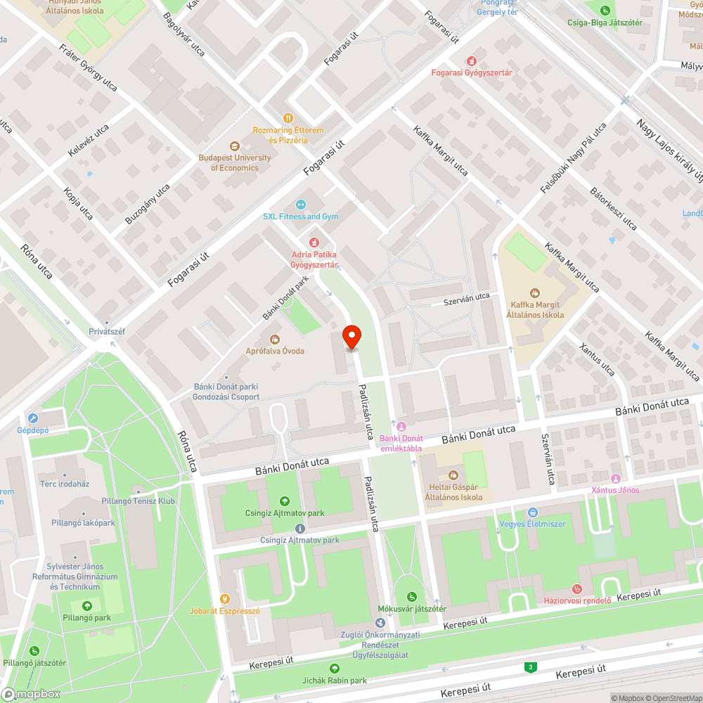 Elhagyott Opel bejelentés helye