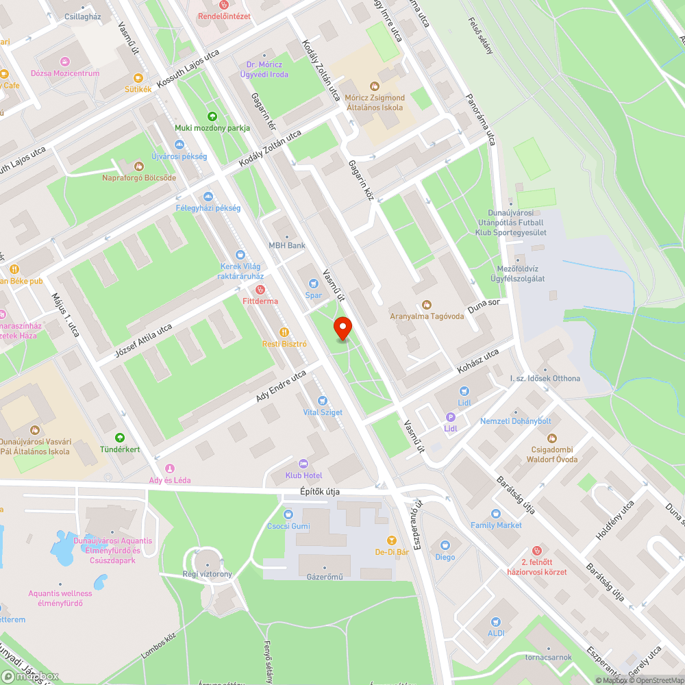 hiányzó oszlopajtó bejelentés helye