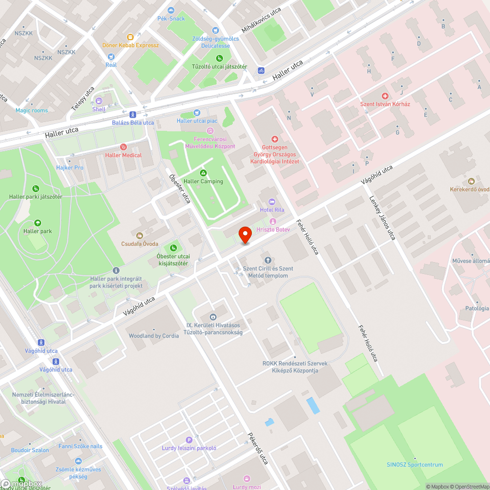 Rettenetes állapotú járdarész bejelentés helye