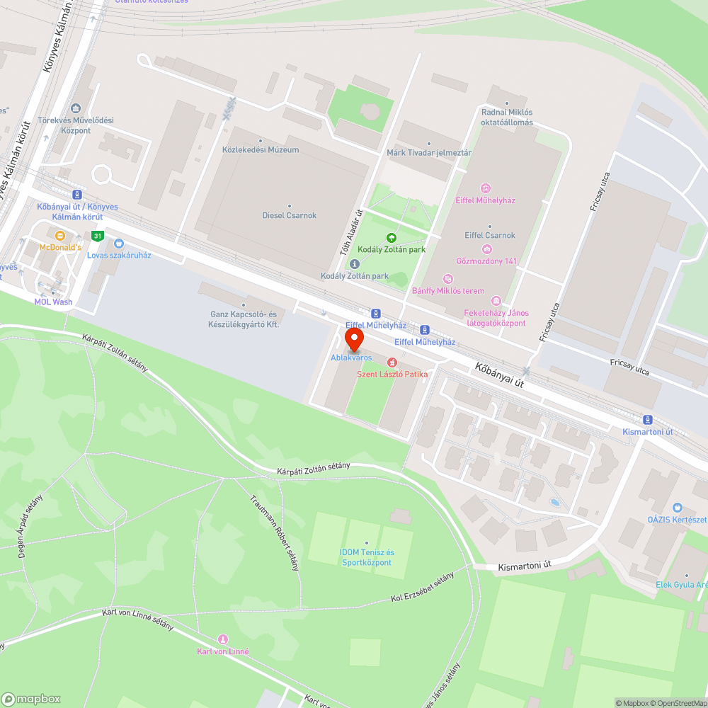 Rosszul elhelyezett és lerakott csatornafedél bejelentés helye