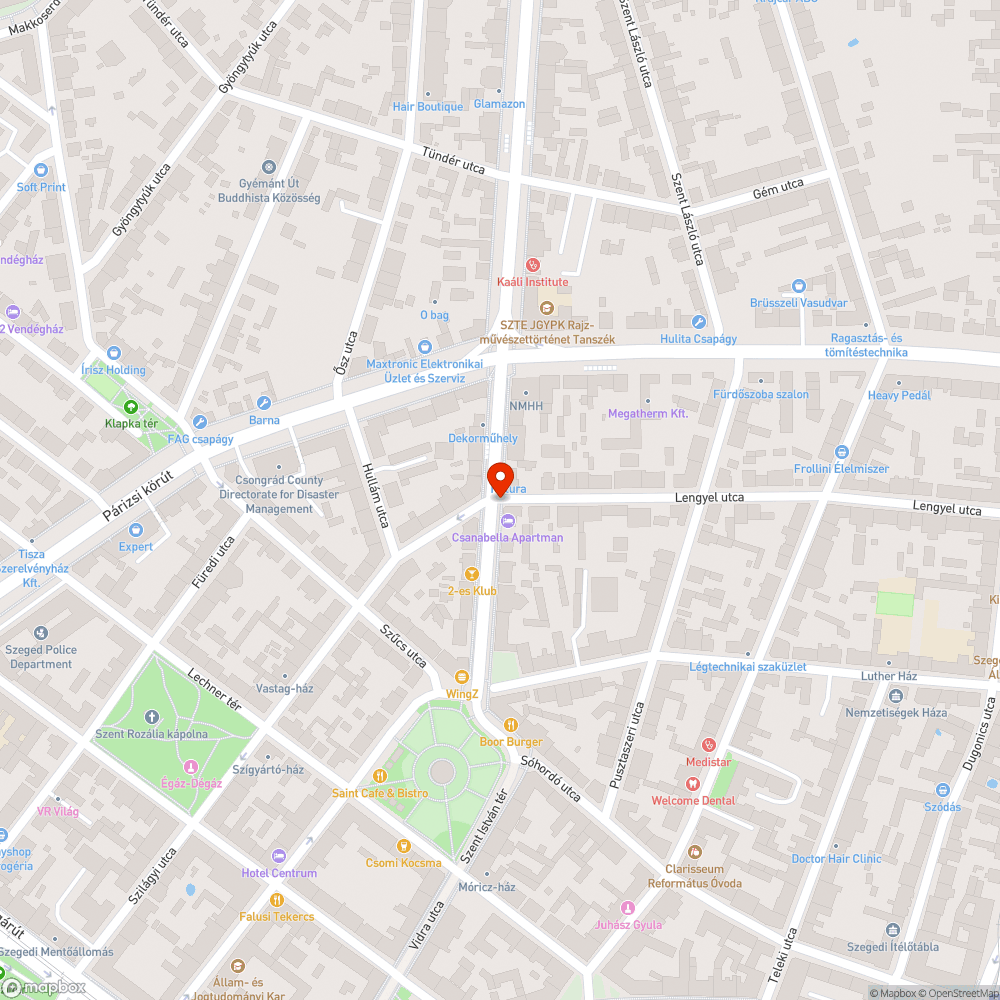 Kidöntött tábla bejelentés helye