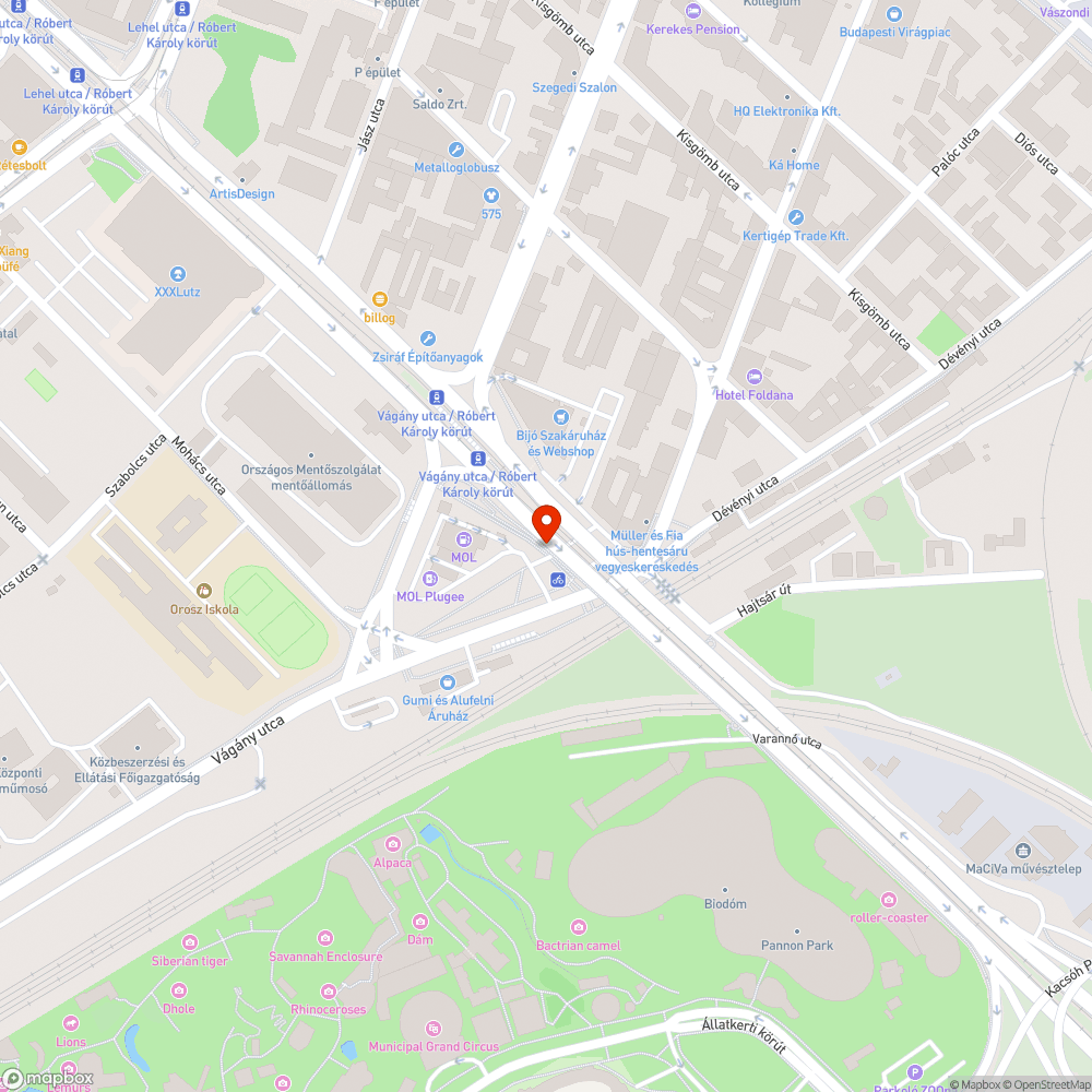 Szeméthalom a Vágány utcai Bubi állomásnál bejelentés helye