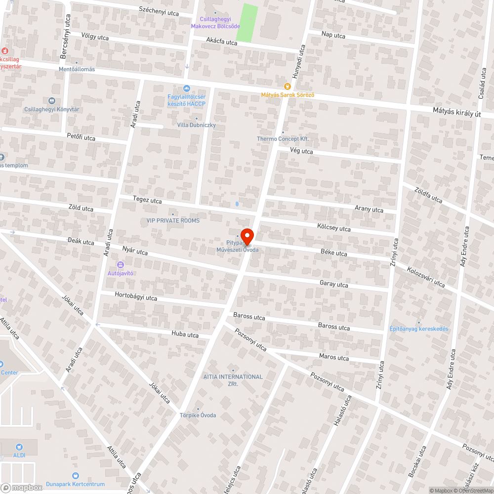 Halott fa bejelentés helye