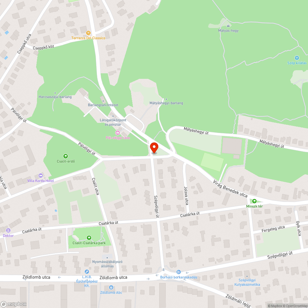 Halott fa bejelentés helye