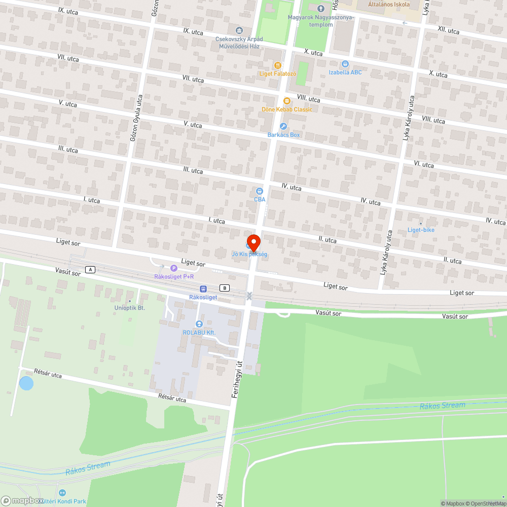 Lezárt sorompónál várakozó autók miatti torlódás bejelentés helye