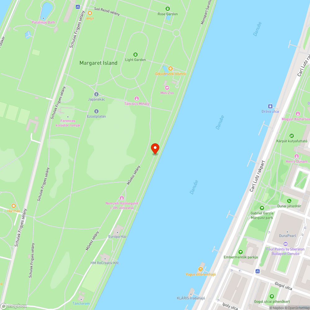 Támla nélküli pad bejelentés helye