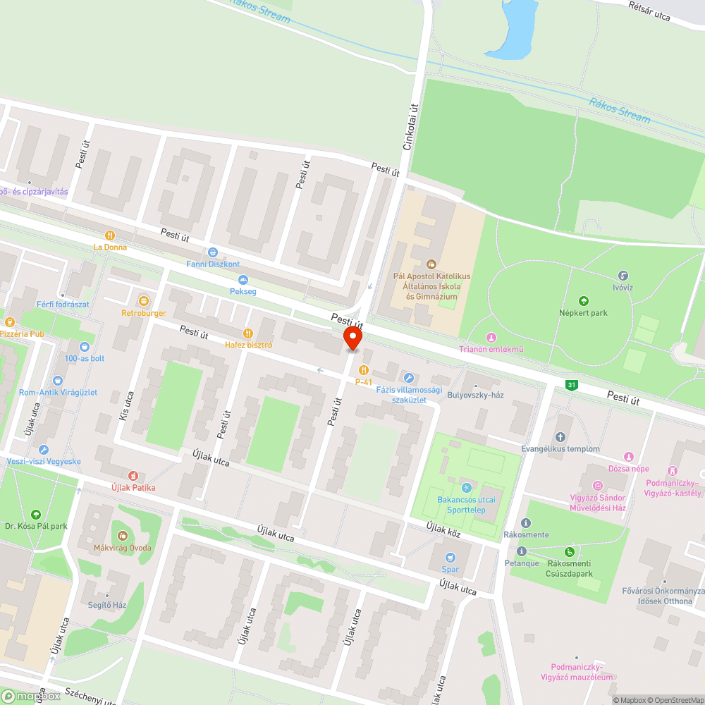 Suttyó parkolás bejelentés helye