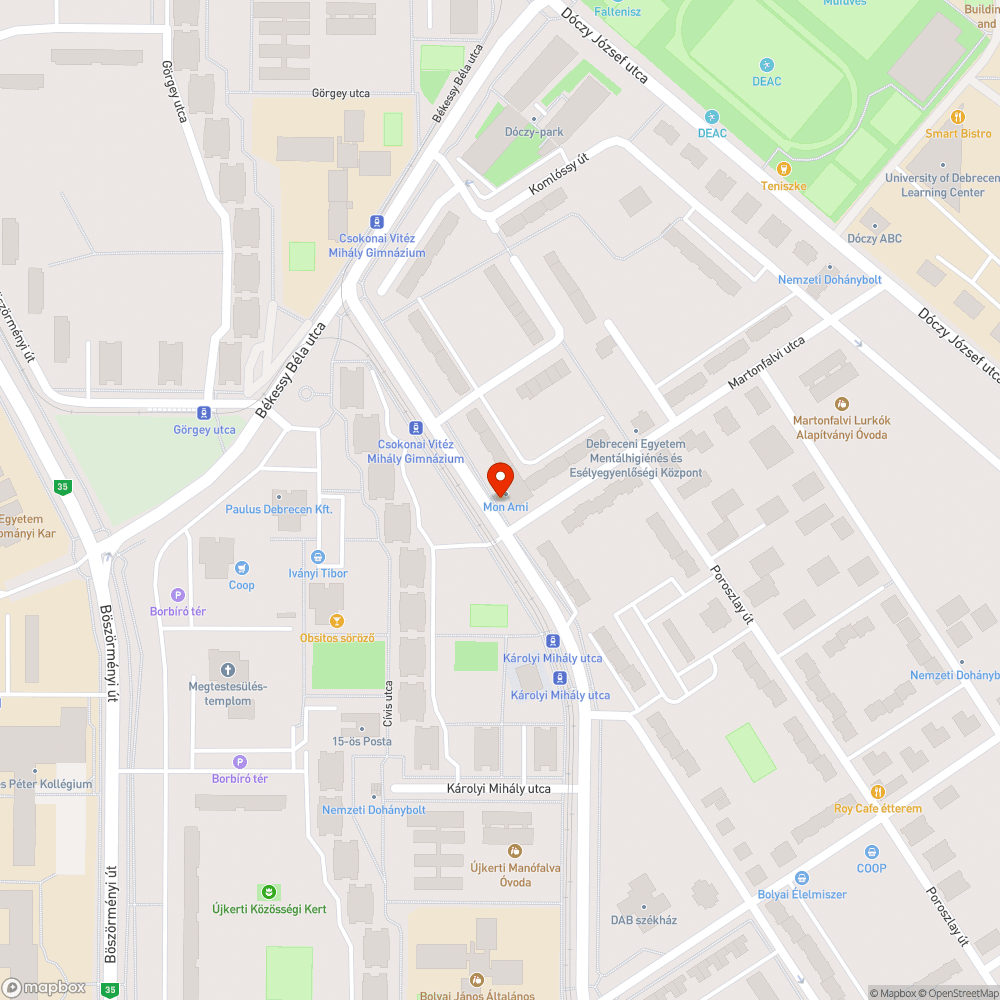 Eldugult esővíz csatorna bejelentés helye