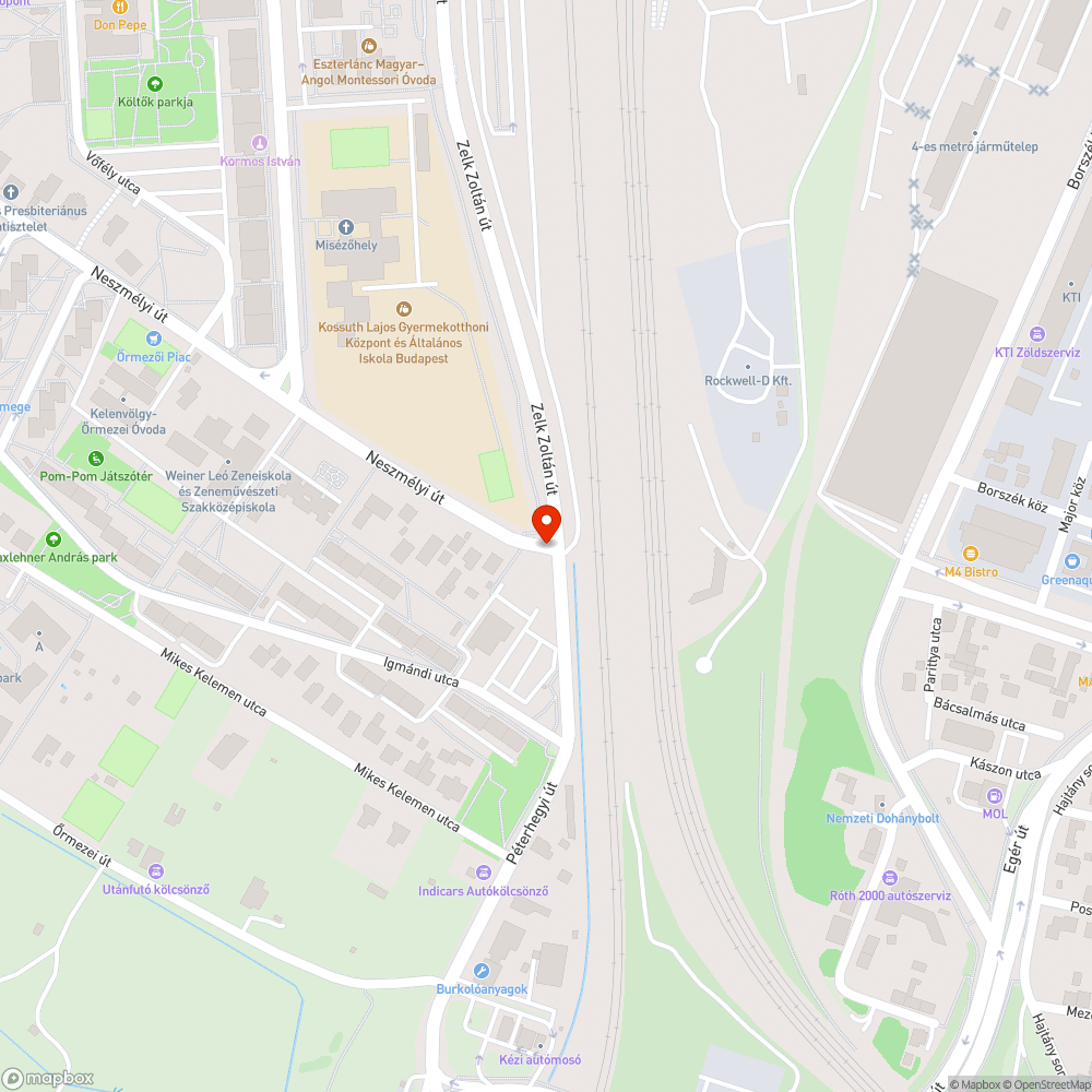 Lekopott útburkolati jel bejelentés helye