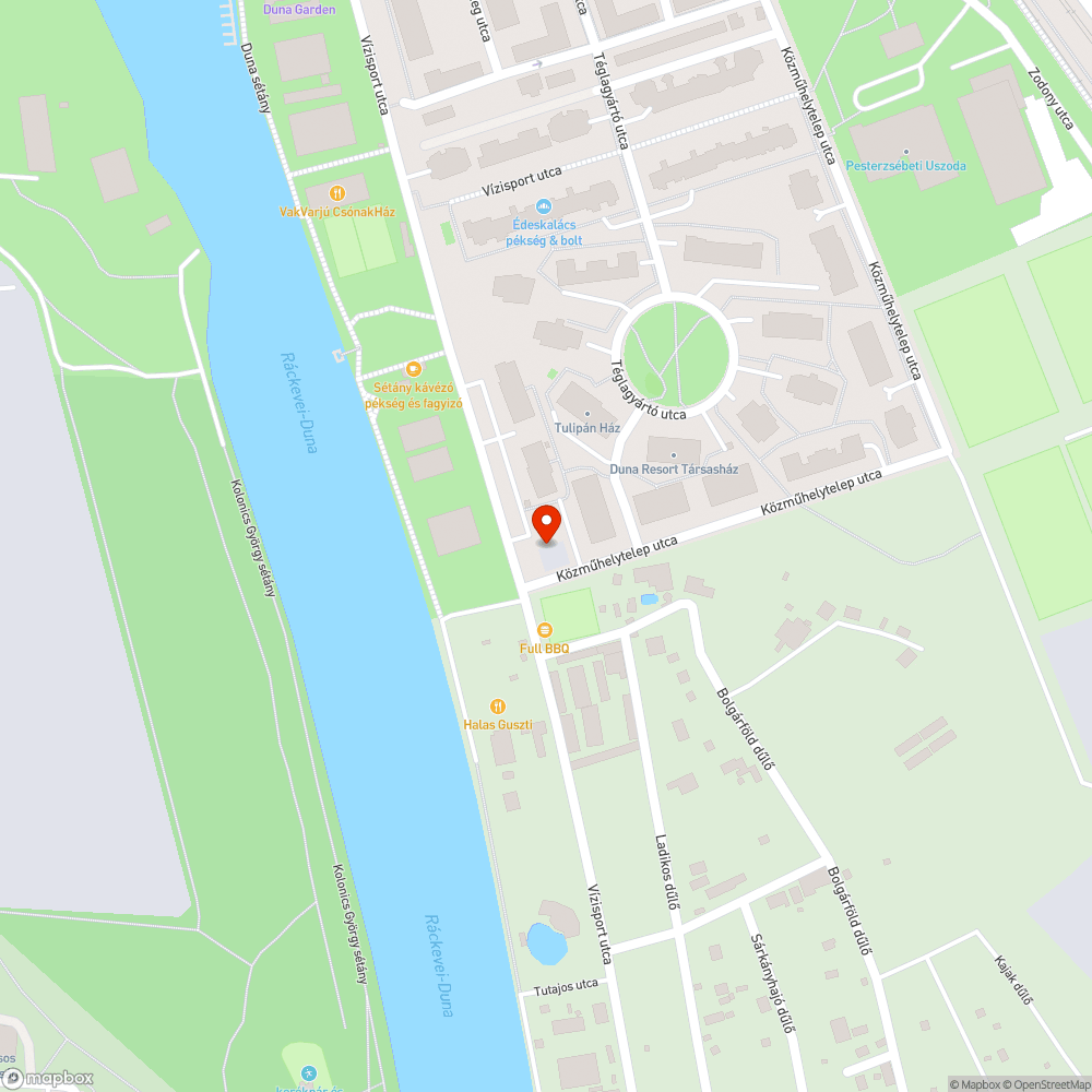 Mediterrán lakópark csatornarendszer bejelentés helye