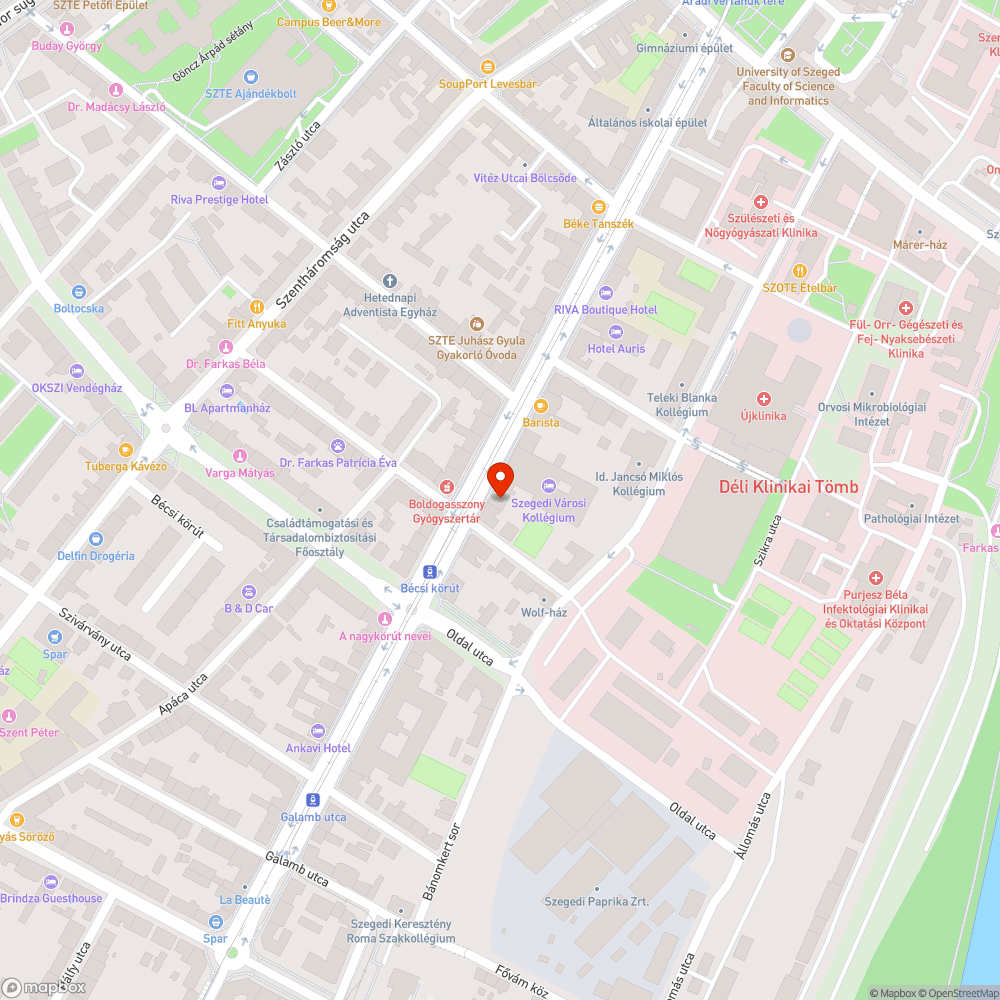 Korhadó tuskó - Boldogasszony sugárút 30. bejelentés helye