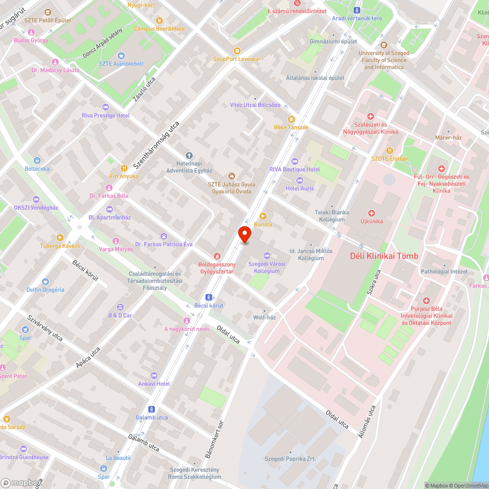 Korhadó tuskó - Boldogasszony sugárút 26-28. bejelentés helye