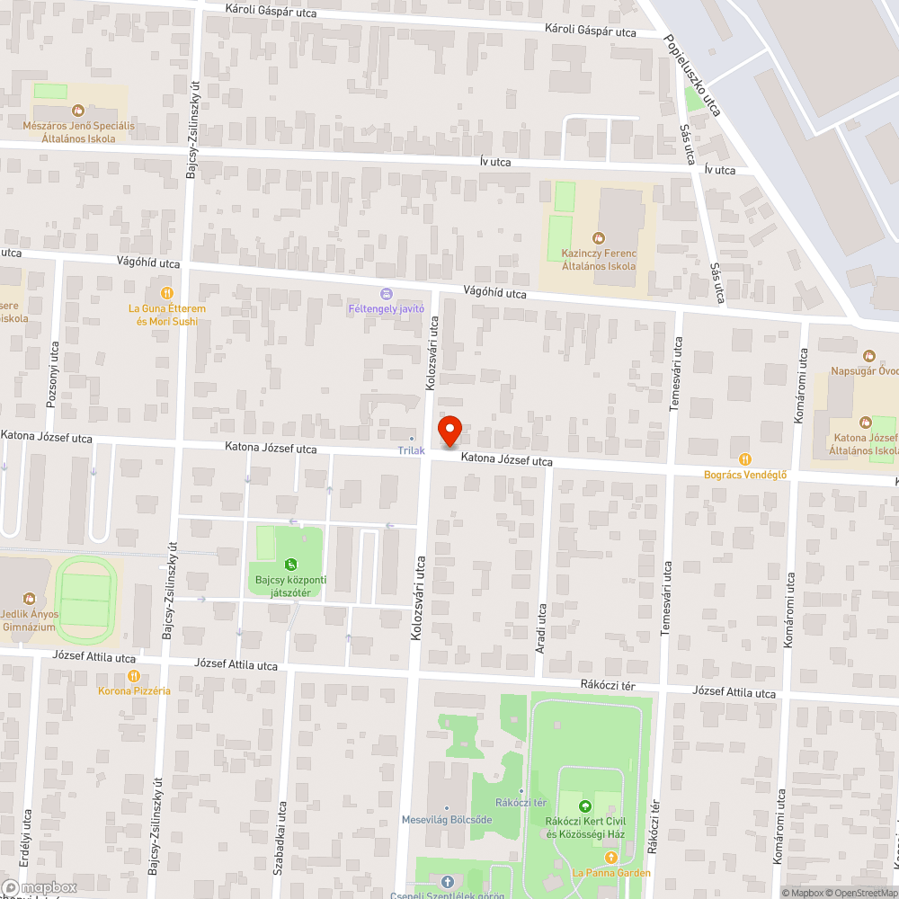 Levágott fák bejelentés helye