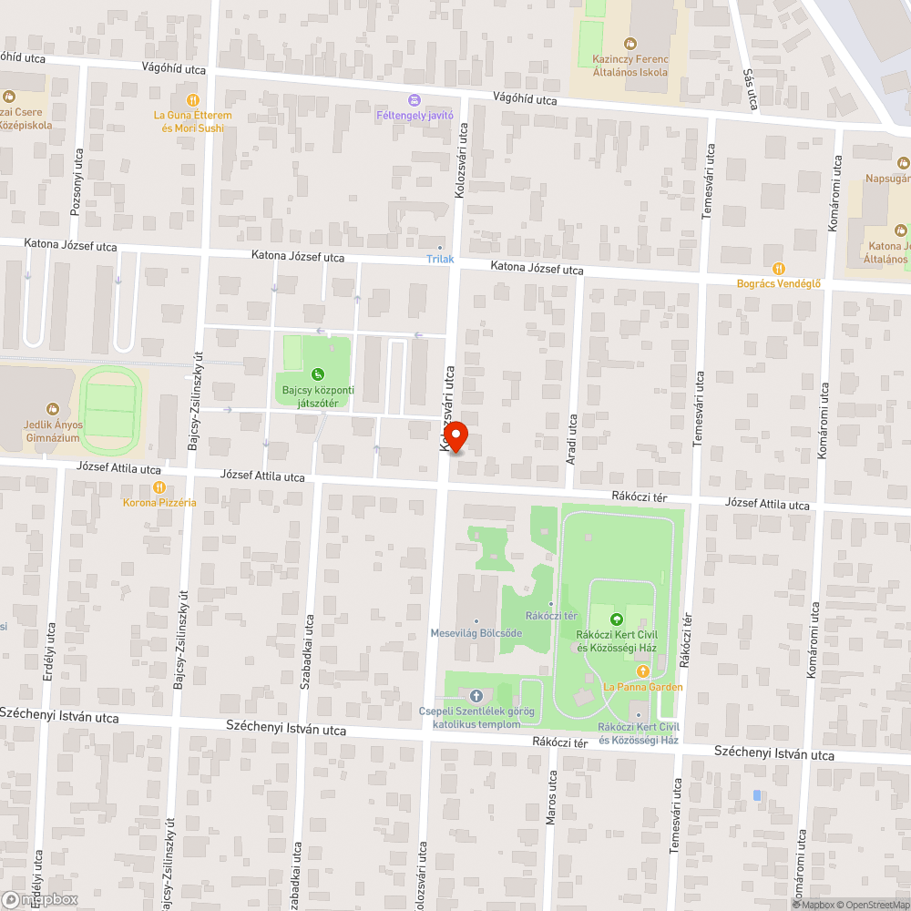 Korhadó tuskó - Kolozsvári utca bejelentés helye