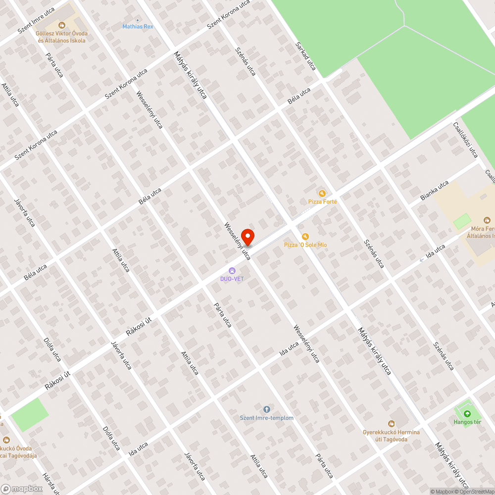 Balesetveszélyes járdaszakasz bejelentés helye