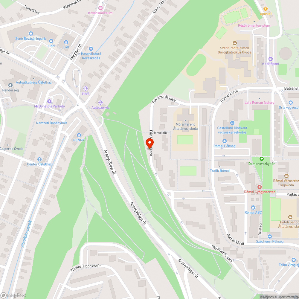 elhagyott autó bejelentés helye