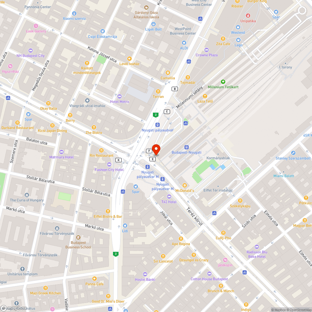 Félrelépcső bejelentés helye