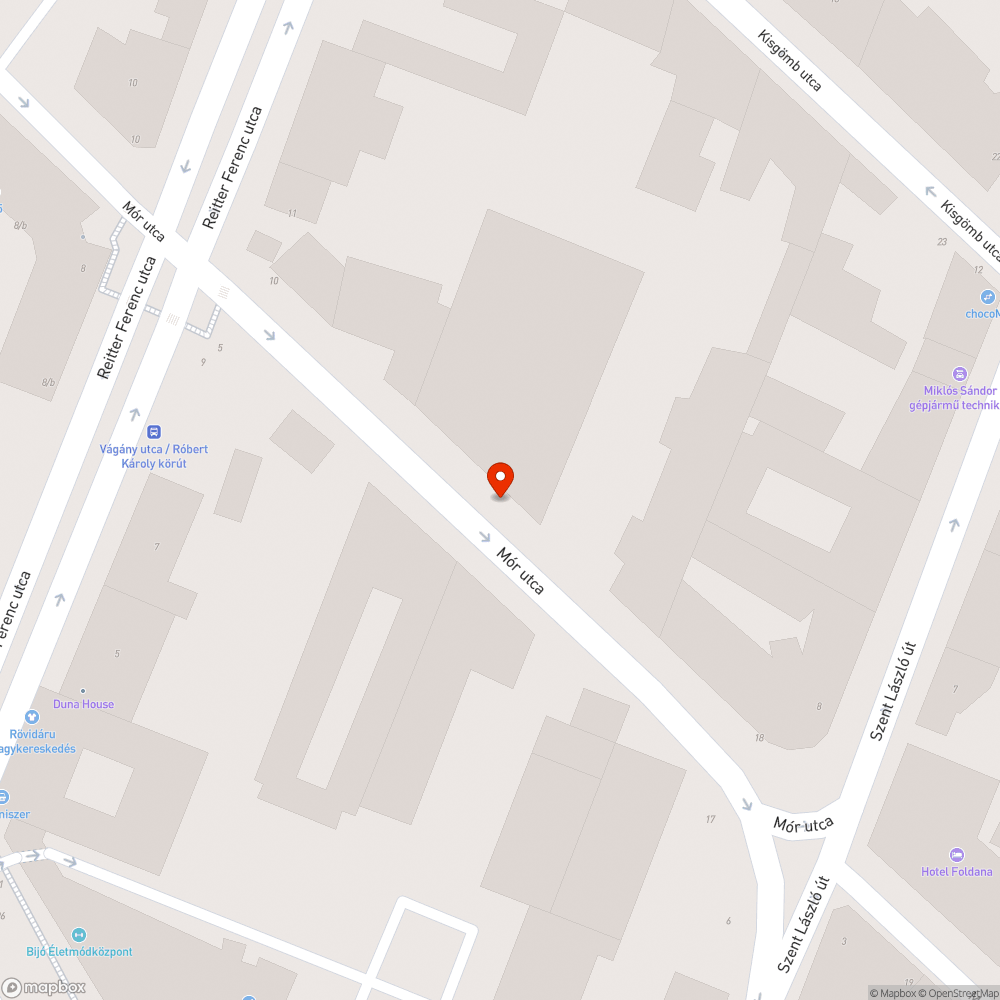 Beszakadó járda bejelentés helye