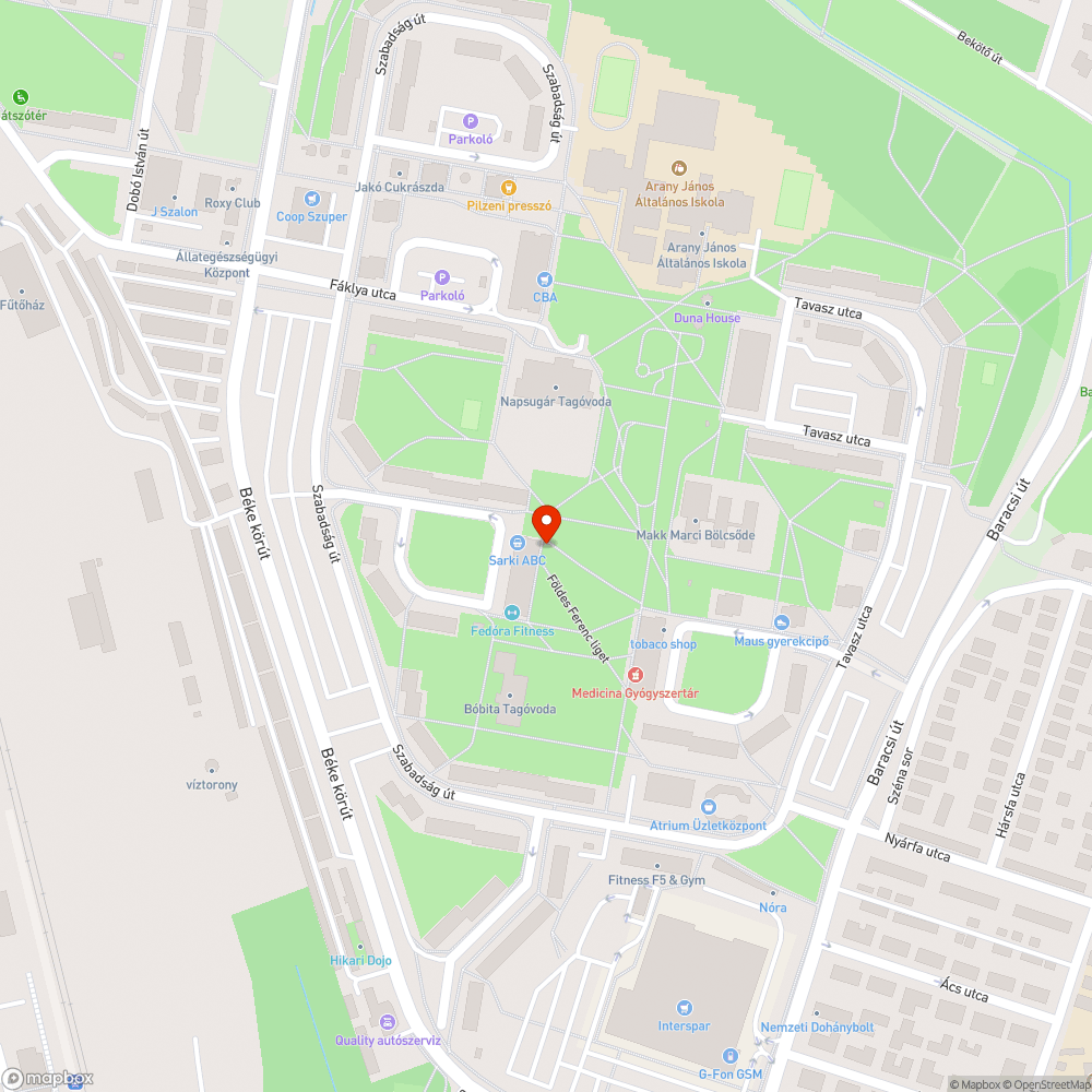 leesett oszlopajtó bejelentés helye